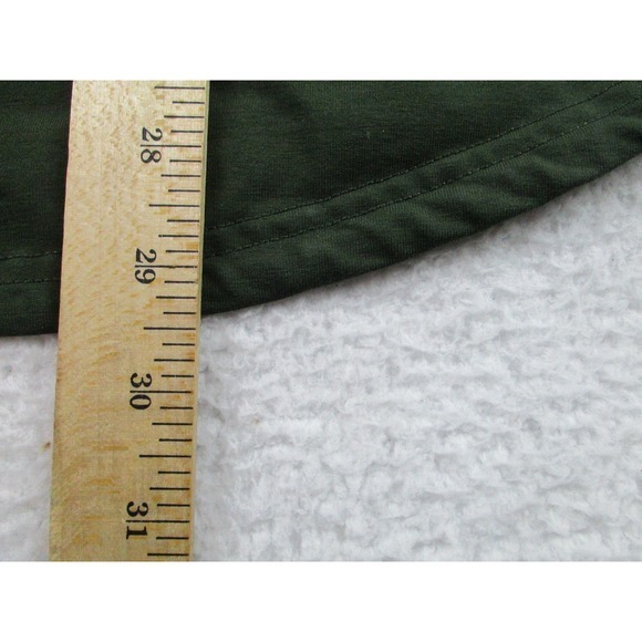 BYLT T Shirt Mens Medium Green S/S Curved Hem Drop Cut Performance Active Gym - Picture 9 of 10